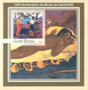 GUINEA BISSAU 2003 SHEET GAUGUIN ART PAINTINGS