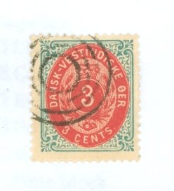 Danish West Indies (& U.S. Virgin Islands) #6e Used Single