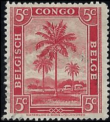 BELGIAN CONGO   #187 USED (2)