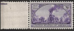 # 922 MINT NEVER HINGED TRANSCONTINENTAL RAILROAD