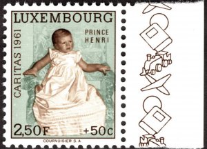 1961, Luxembourg 2,50+0,50Fr, MNH, Sc B225