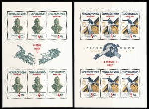 Czechoslovakia Scott 2466-2467 Mint never hinged.