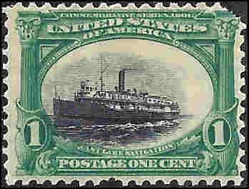 294 Mint,OG,NH... SCV $40.00... Fast, Sinking Ship