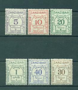 Zanzibar sc# J18-23 mhr cat value $61.75