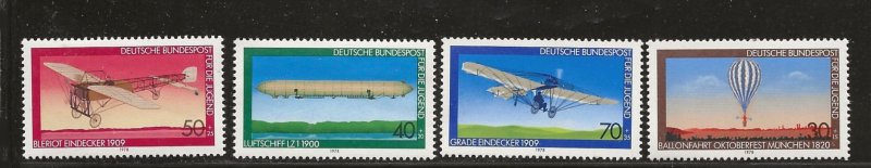 GERMANY  SC #  B549 - 52   MNH