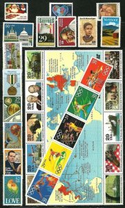 PCBstamps   US 1991 Commemoratives Year Set (2532//2579) 29 var., MNH (7)