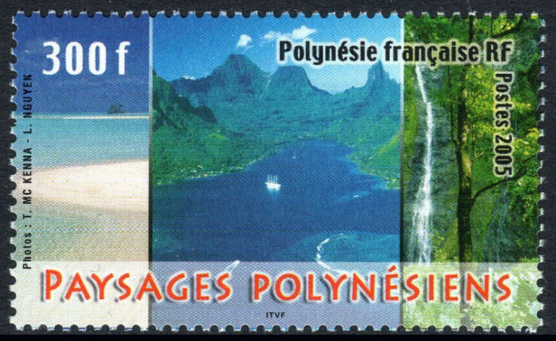 French Polynesia 903, MNH. Polynesian Landscapes, 2005