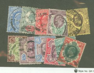 Great Britain #127-38 Used