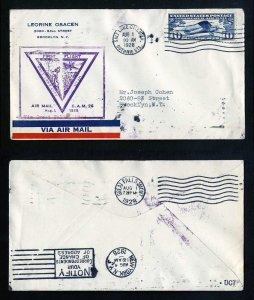 # C10 on CAM # 26 First Flight cover, Salt Lake, UT - Great Falls, MT - 8-1-1928