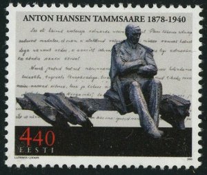 Estonia #453 Anton Hansen Tammsaare 4.40K Postage Stamps 2003 Europe Eesti MLH