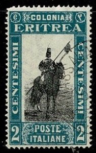 Eritrea #119 used 2-cent rider