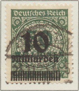 Germany Deutsches Reich Hyper Inflation 10 Milliard on 50 Million stamp Mi336...