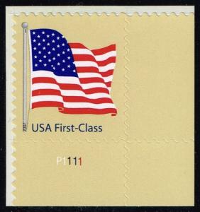 US #4130 Flag P# Single; MNH (0.90)