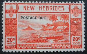 New Hebrides 1938 Twenty Centimes opt Postage Due SG D8 mint