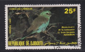 Djibouti 593 Coracias Garrulus 1985