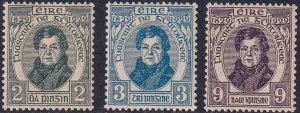 Ireland SC# 80 - 82 fvf/mnh