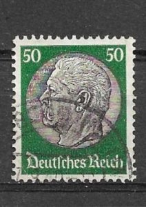 GERMANY - 1933 - III rd REICH - Hindenburg - Used - 50 -