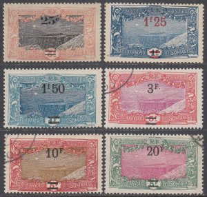 Somali Coast 129-134 MH / Used CV $39.20