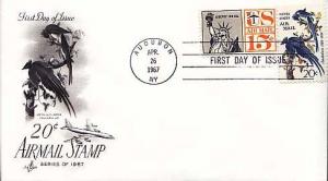 United States, First Day Cover, Art, Birds