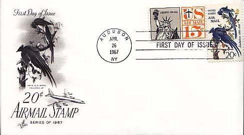 United States, First Day Cover, Art, Birds