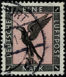 GERMANY 1926-31 1m ROSE & BLACK AIRMAIL SG397 USED (VFU) SUPERB