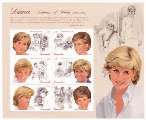 Grenada # 2723, Princess Diana, Mint NH  1/2 Cat.