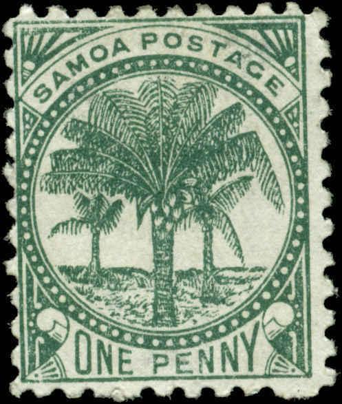 Samoa Scott #11e Mint  Cats $20