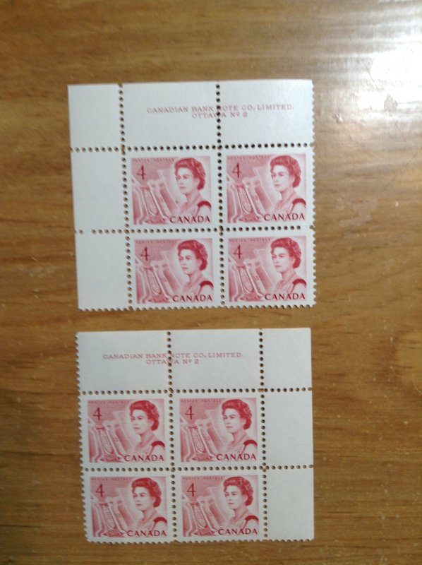 Canada  #  457  MNH  PB  #  2  UR