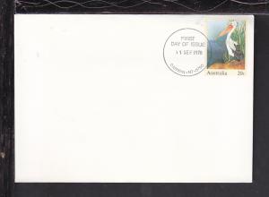 Australia Bird 1978 U/A FDC Postal Envelope