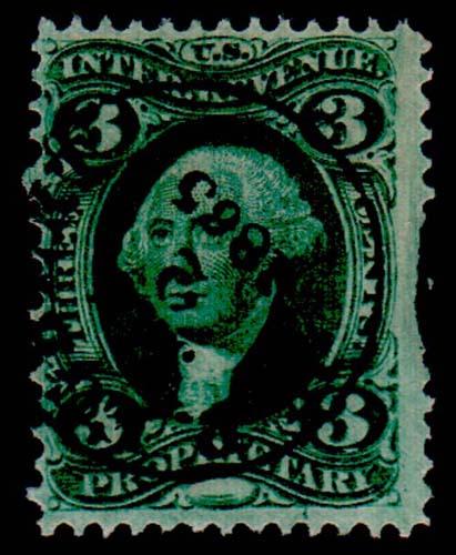 U.S. REV. FIRST ISSUE R18c  Used (ID # 66940)