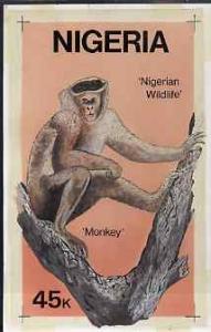 Nigeria 1984 Nigerian Wildlife - original hand-painted ar...