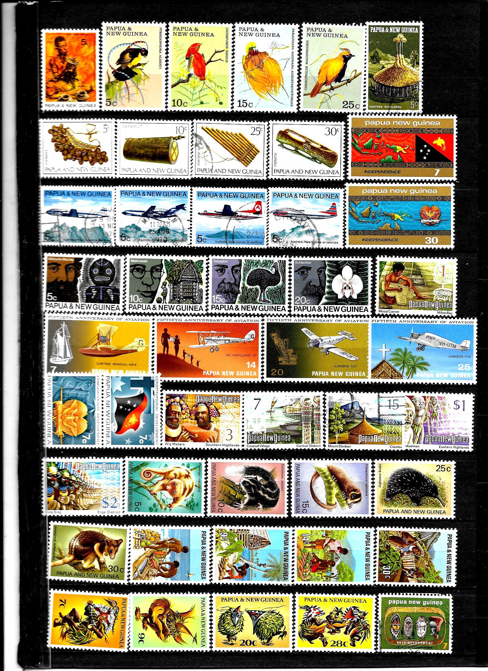 World / Stamps / Lot Collection / Oceania / Papua New-Guinea 3 ...