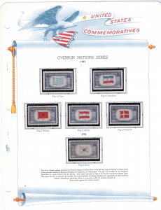 909-921 Overrun Nations Flags MNH VF  GAD11-5