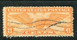 USA; 1930-31 early Airmail issue fine used Shade of 6c. value