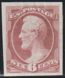 # 208 SUPERB mint, proof on India, super fresh stamp, CHOICE GEM!