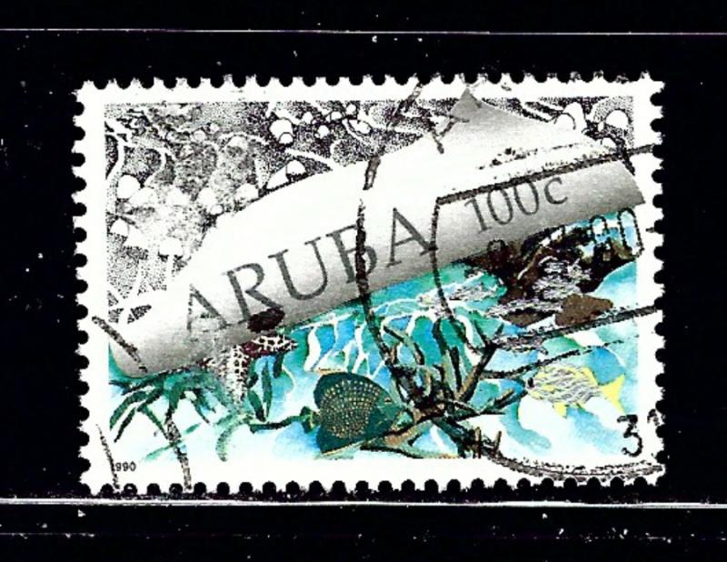 Aruba 55 Used 1990 issue