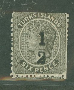 Turks Islands #7 Unused Single