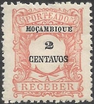 Mozambique 1917 Postage Due Sc# J36 Mint Hinged. Ships Free with Another Item