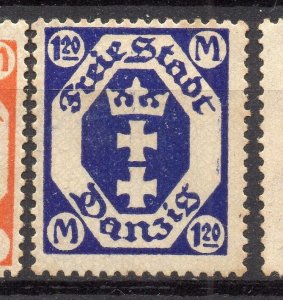 Danzig 1921 Early Issue Fine Mint Hinged 1.20M. NW-10921