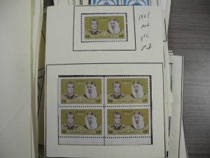 PERSIA,  IRAN, Excellent assortment of MINT Stamps mounted on cutout pages