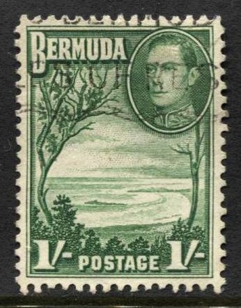 STAMP STATION PERTH Bermuda #122 KGVI Definitive Used CV$0.55