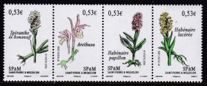 St. Pierre and Miquelon, Flowers MNH / 2006