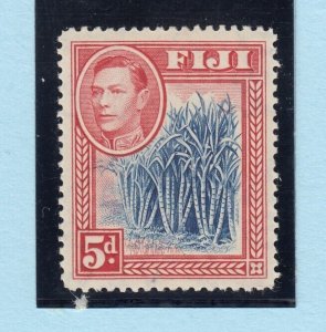 Fiji KGVI 1938 5d Blue SG258 MH BP8622