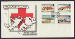 Falkland Islands 465-458 Hospitals U/A FDC