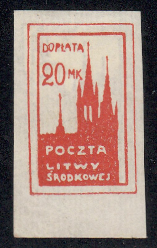 Central Lithuania - 1920-21 - SC J6 - H