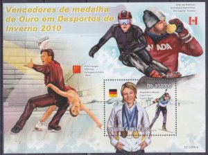 2010 Sao Tome and Principe 4423/B761 2010 Olympic Games in Vancouver 10,00 €