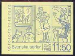 Booklet - Sweden 1980 Christmas 11k50 booklet (Comic Stri...