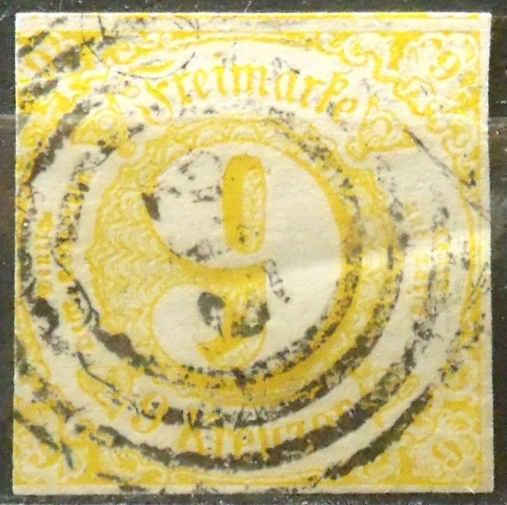 A5486   Thurn & Taxis   Used # 50      Imperf