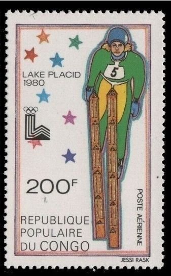 1979 Congo Brazzaville 716 1980 Olympic Games in Lake Placid 2,20 €