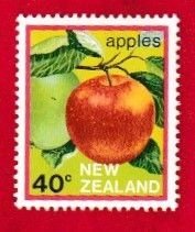 NEW ZEALAND SCOTT#764 1983 40c APPLES - MNH